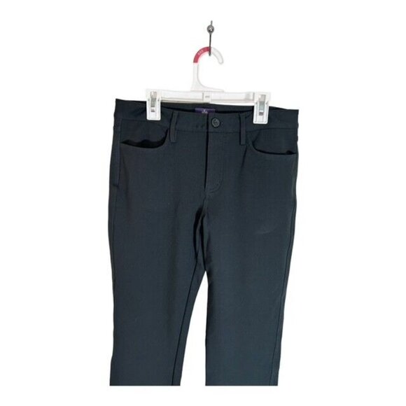 NYDJ Samantha Slim Ponte Mid Rise Pant Women's Size 6 Dark Gray Lift Tuck - Picture 2 of 8